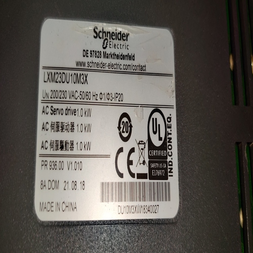 Schneider Electric Lxm23du10m3x Servo Drive