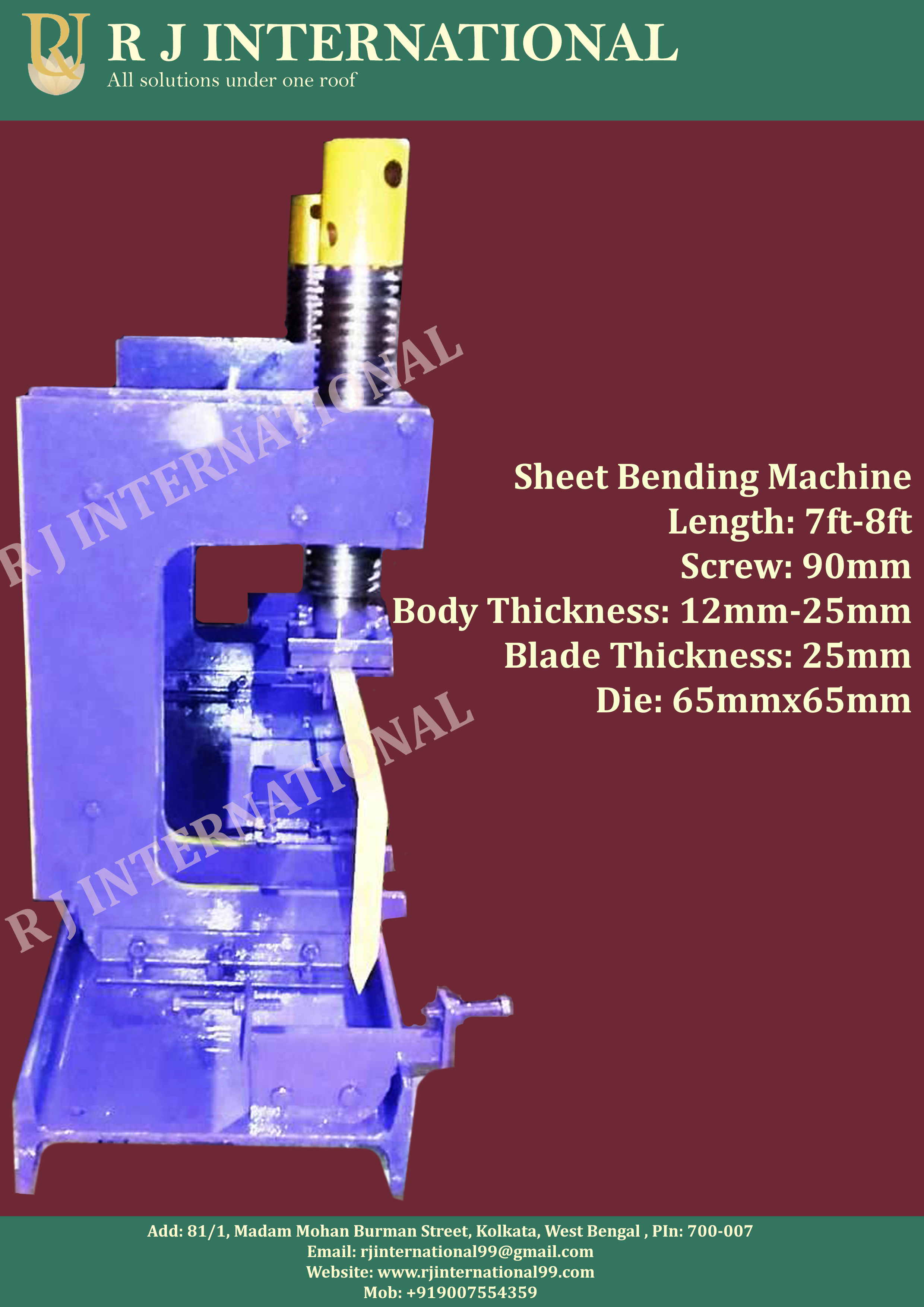 Sheet Bending Machines