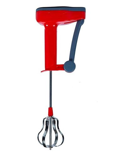 Red Manual Power Free Hand Blender