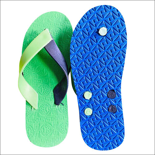 Rubber Ladies Green Eva Slippers