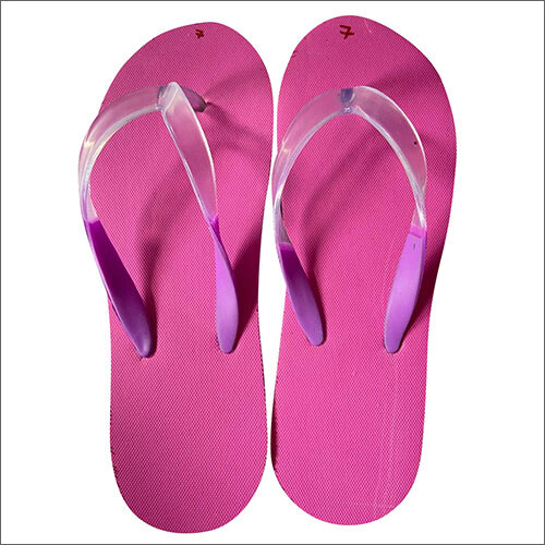 Pink Rubber Slipper Size: Customized