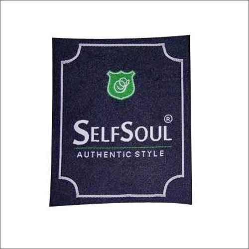 गोल पैच बुना हुआ लेबल