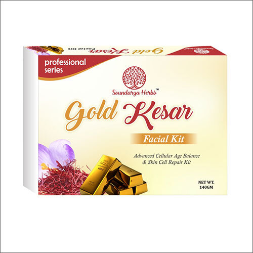 Waterproof 140G Gold Kesar Facial Kit