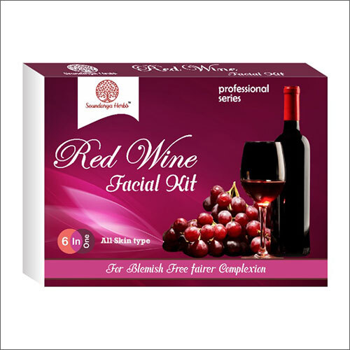 6 इन 1 रेड वाइन फेशियल किट
