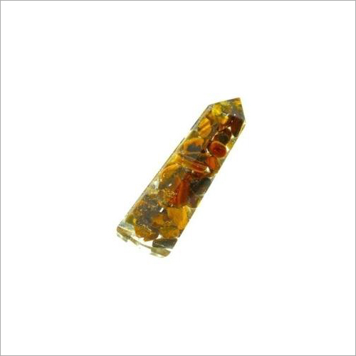 Tiger Eye Orgonite Wand - Grade: Premium