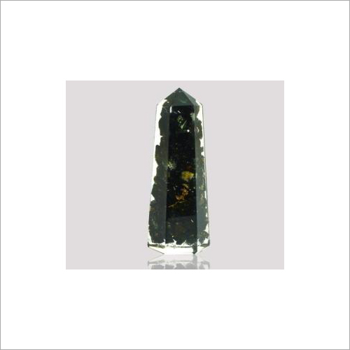 Black Turmuli Orgonite Wand - Grade: Premium