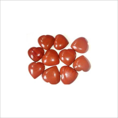 रेड जैस्पर पब दिल का आकार: 25-30 मिमी