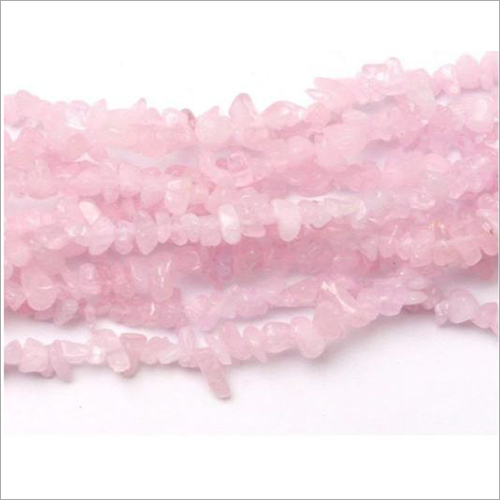 Rose Quartz - Varied Size Beaded Design, Polished Finish, Light Weight, Elegant Pink Stone Color