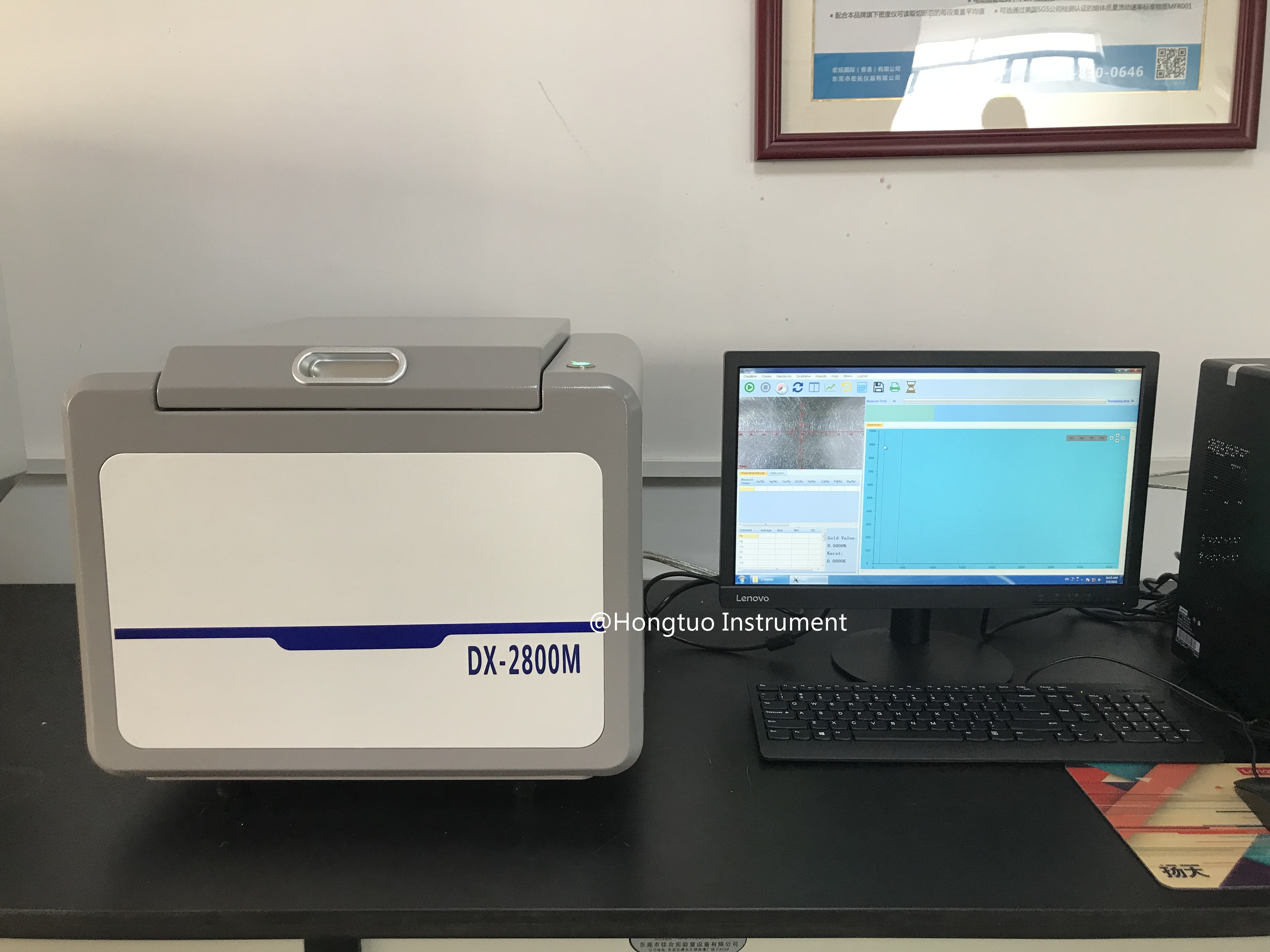 X Ray Gold Testing Analyzer Dx-2800m