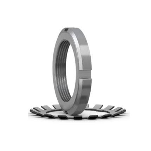Silver Industrial Km Lock Nut