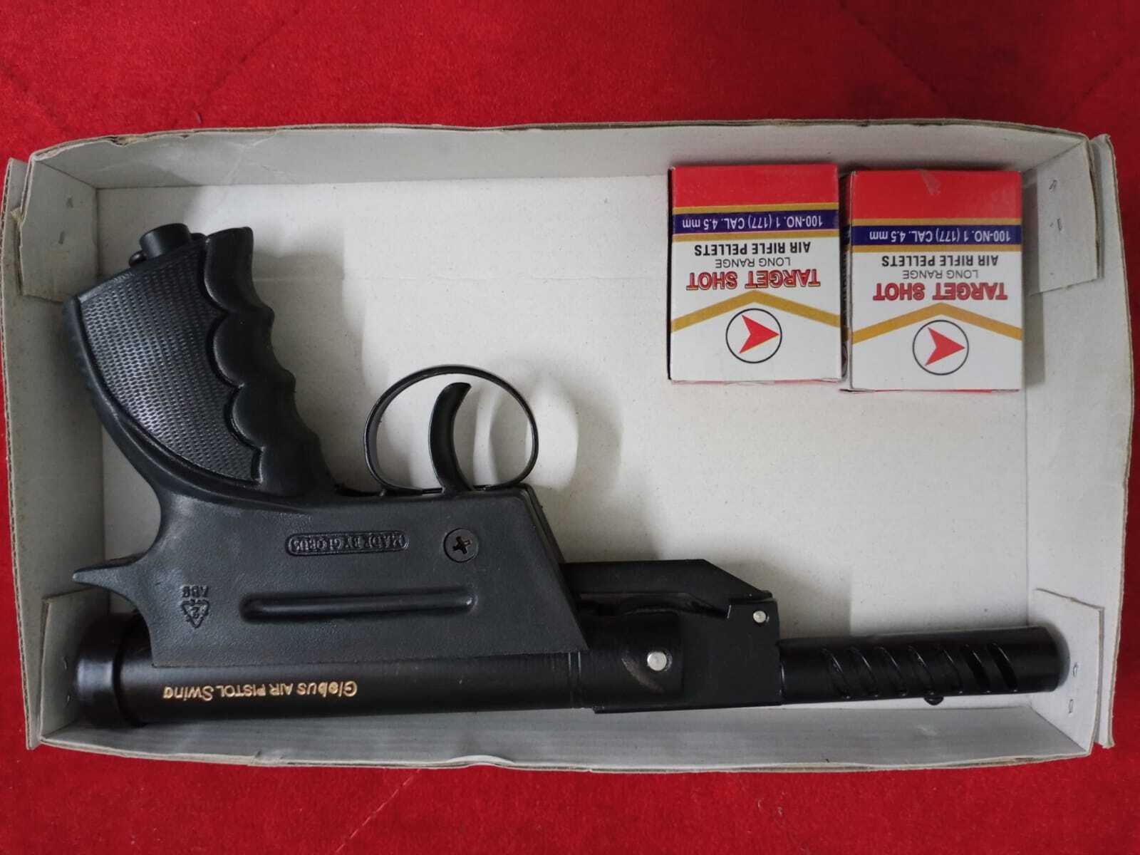 Globus Bob Cat - 15m Range, Black Air Gun | 200 Free Pellets, Free Home Delivery, Sports Air Features