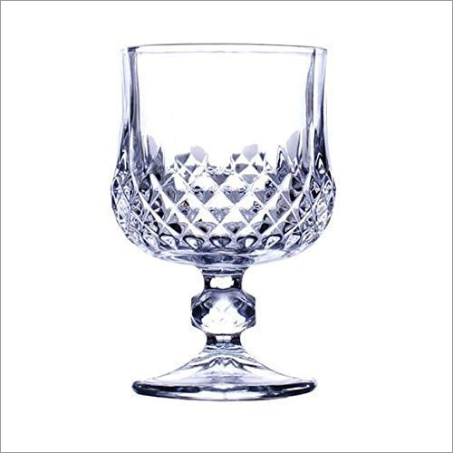 Transparent 190 Ml Crystal Brandy Glass