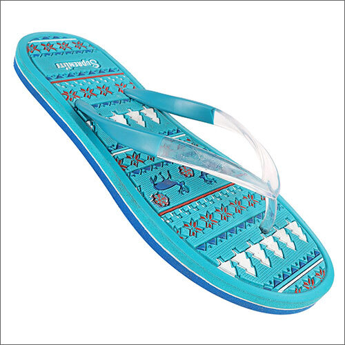 Ladies Printed Slipper - Rubber Material Customized Size | Pu Upper Stylish Design For Women