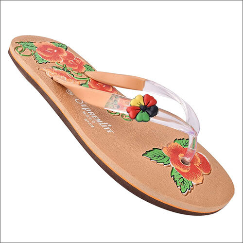 Rubber Ladies Pu Slipper