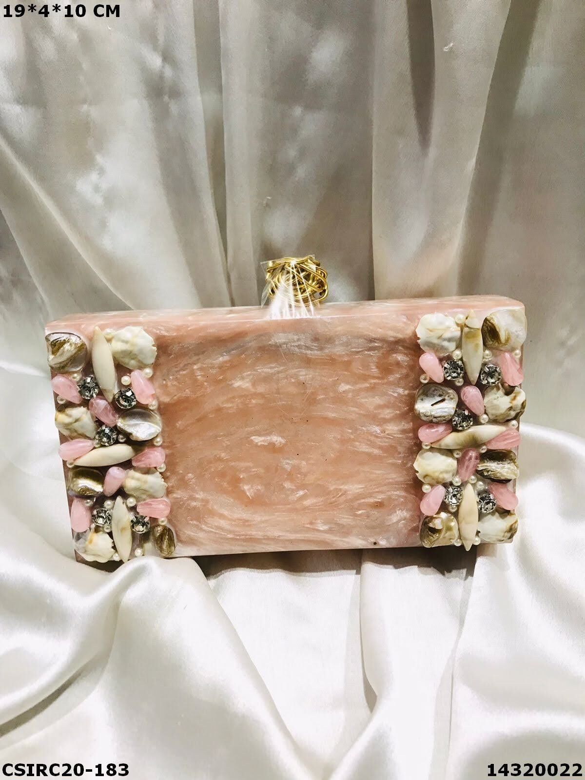 Multi Party-wear Stylish Resin Clutch Bag