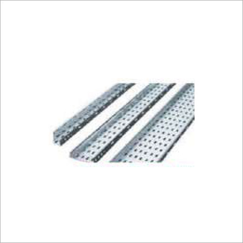 Cable Tray - Mild Steel, Standard Height, Silver Color | High Load-Bearing, Perforated Design, Hot-Dip Galvanized, Zinc Coated, Customizable Thickness