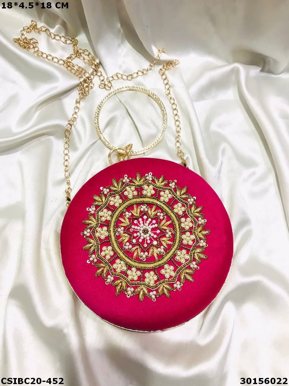 Multi Handi Craft Evening Box Clutch Bags