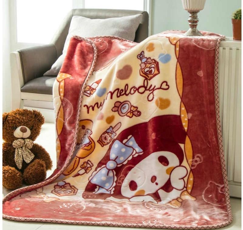 Baby Mink Blanket Soft Printed Fabric, Exceptional Warmth And