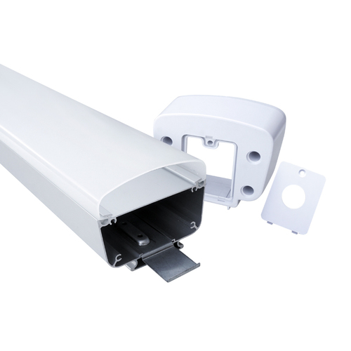 Aluminum Profile Led Linear Light Ip65 Pc Diffuser Aluminum Extrusion Profile - Color: White