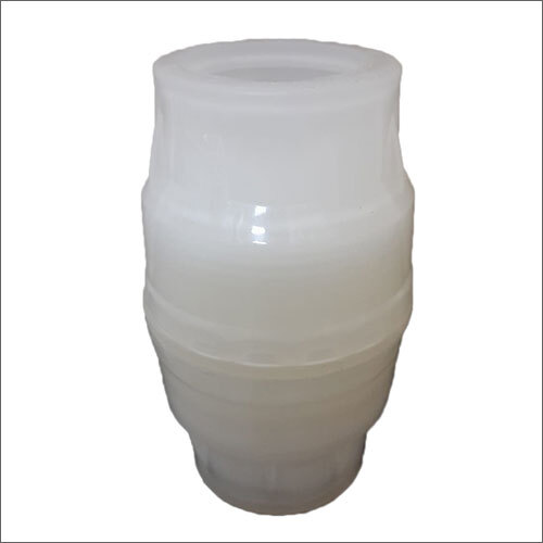 Duct Coupler - HDPE Material, 40 mm Size, Cream Color | Industrial Usage, Round Shape, Galvanized Surface Treatment