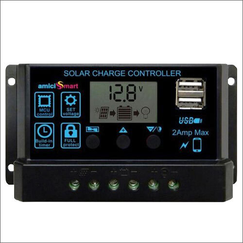 Solar Charge Controller - Metal Design, Multiple Sizes Available | Led Display, Warranty Included
