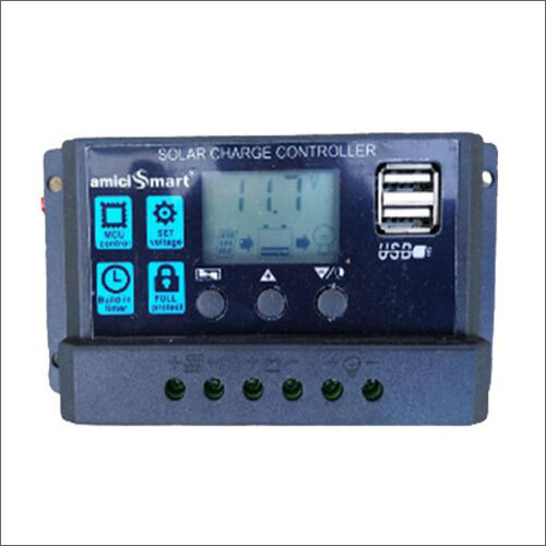 290W Solar Charge Controller - 12V/24V Auto Charge Recovery, Metal Body, LED Display, USB Ports, Short-Circuit & Overload Protection