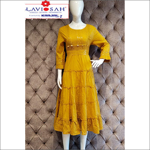 Frock Style Layered Kurti Set