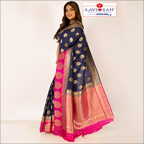 कॉटन कटन सिल्क साड़ी