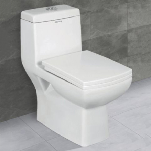 व्हाइट सेरेमिक वन पीस वाटर क्लोज़ेट
