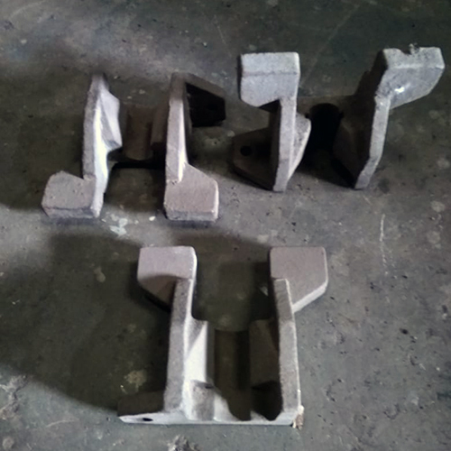 Connecting Piece - Cast Iron, Standard Dimensions, Gray | High Load Capacity, Industrial Design, Custom Shape, Varying Thickness