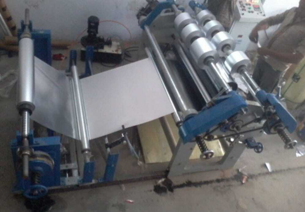 Foil Slitting Machine - Electric, Automatic Operation | Industrial Use, Painted Finish, 1 Year Warranty