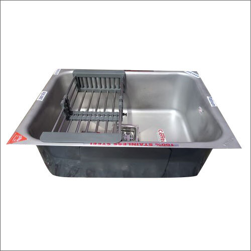 ग्रे 18X16 एसएस किचन सिंक