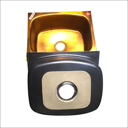 स्टेनलेस स्टील सेंटक्स ब्रांड पाउडर कोटेड सिंक