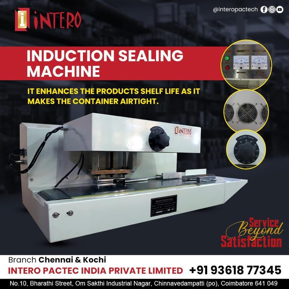 Continuous Induction Sealing Machine - High-Efficiency Metal Design, Energy-Saving Operation, Adjustable Sealing Speed