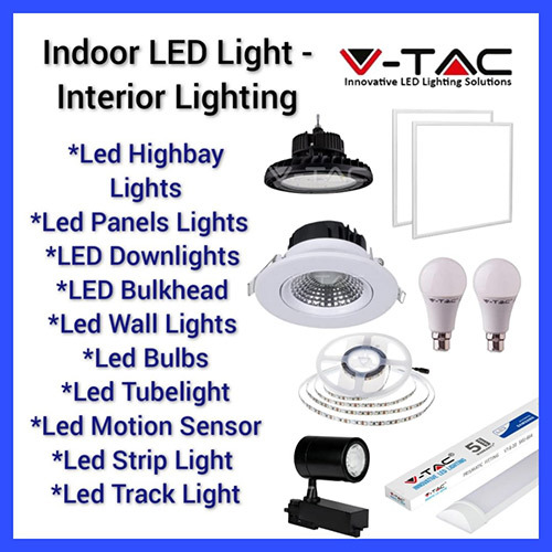 Indoor LED Light - Aluminum, 12V, 10W | 1000lm Brightness, 3000K Warm White, 2-Year Warranty
