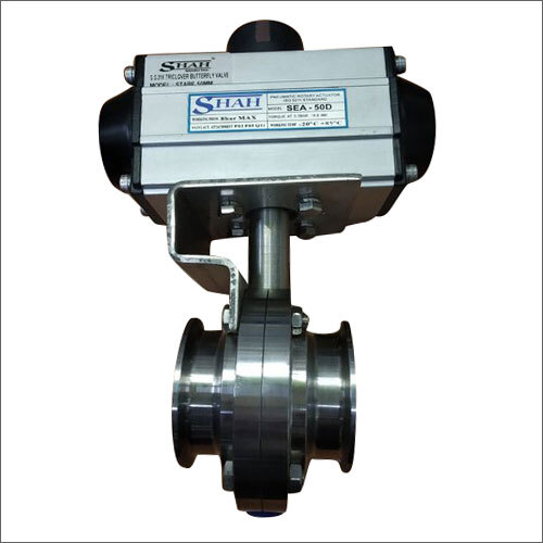 Triclover Pneumatic Actuator Butterfly Valve Power Source: Manual