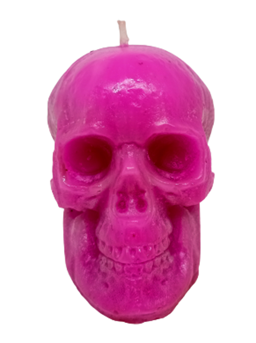 Skull Small Candle - Paraffin Wax, Handmade, 30 Minutes Burning Time | Scented, Cotton Wick, Perfect For Rituals, Home Decoration, Parties