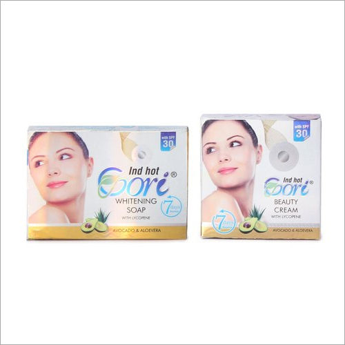 Smudge Proof Skin Whitening Soap And Beauty Cream Set