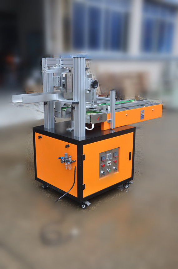 Hot Melt Box Sealing Glue Machine - Steel 1870x720x1420mm Orange | High-speed Durable Efficient Reliable User-friendly Adjustable Easy Operation