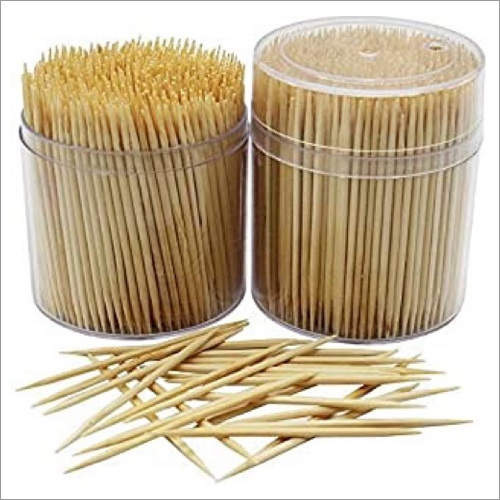 डिस्पोजेबल लकड़ी का सादा टूथपिक