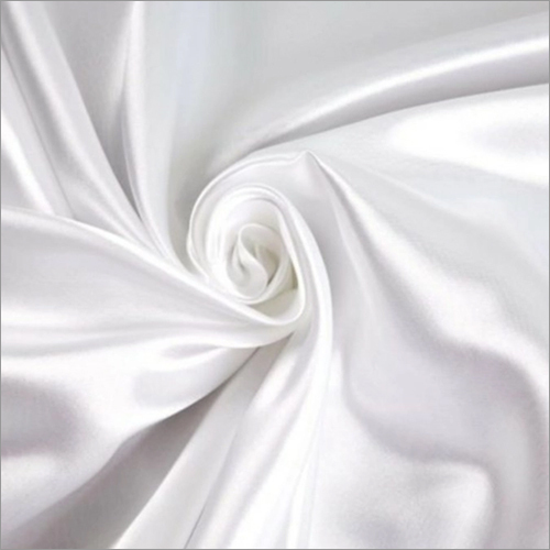 Plain White Viscose Modal Satin Fabric - Viscose Modal Satin, Available In Various Sizes , Light In Weight, Soft And Skin-friendly