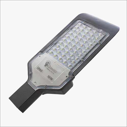 Ip65 50w Led Street Light - Metal & Glass , Customized Size, Cool White Lighting For Large Area Illumination