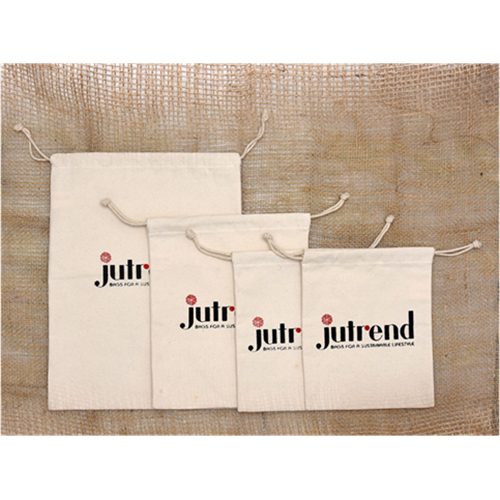 कैनवास ड्रॉस्ट्रिंग गिफ्टिंग पाउच