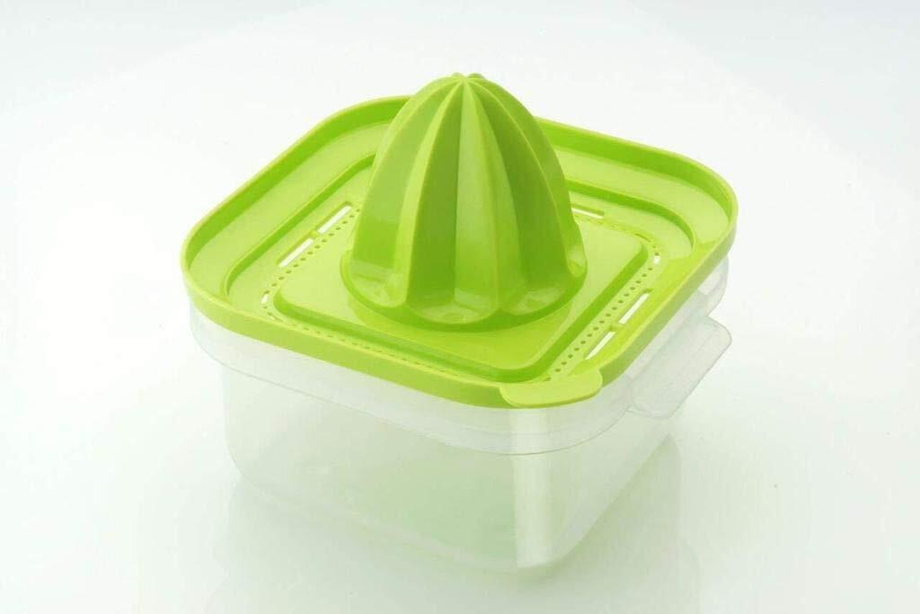 Citrus Squeezer - 100% Food Grade Plastic, 2-cup Capacity | Multicolor, Manual Juicer For Oranges, Lemons, Limes, And More