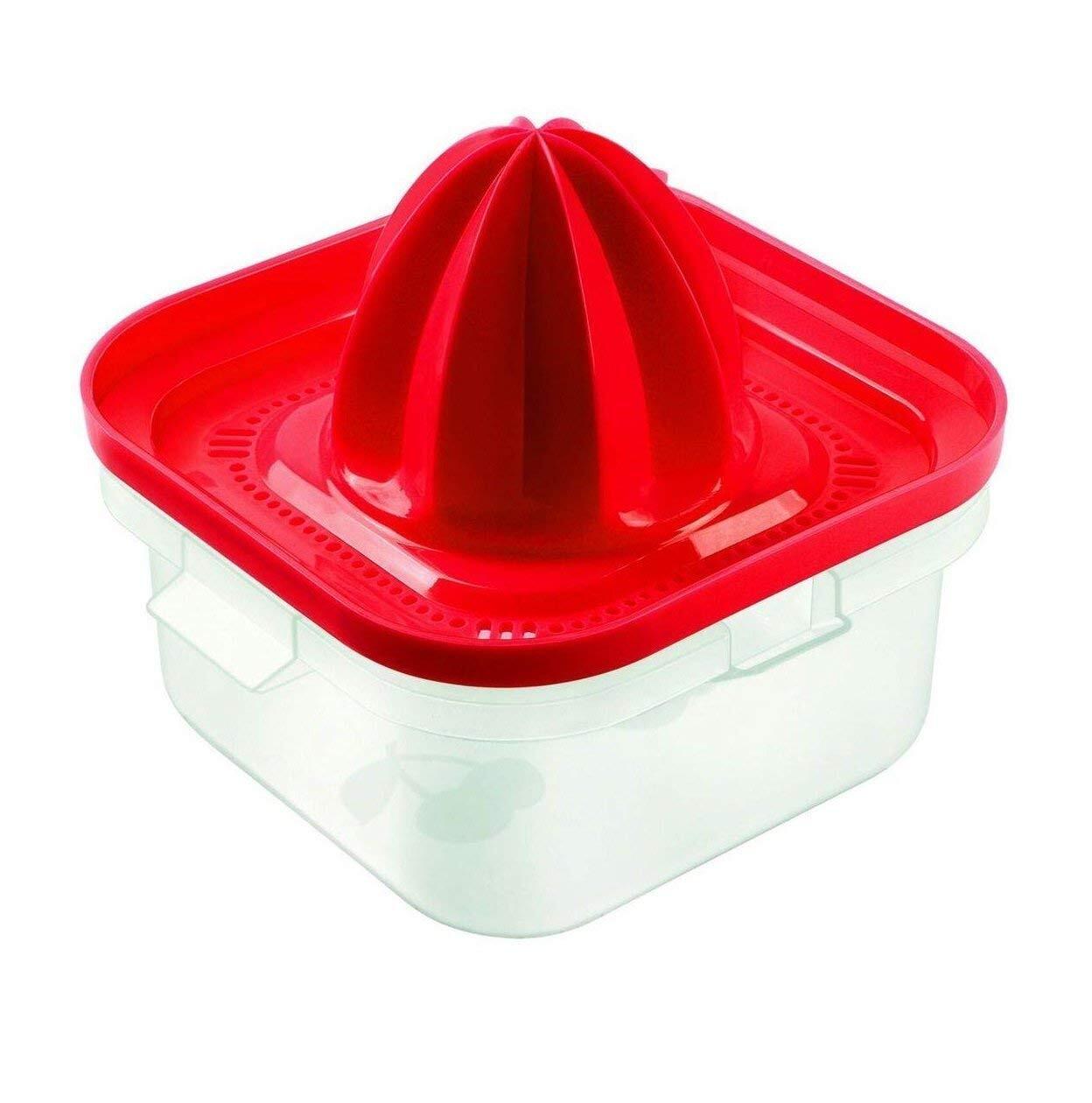 Citrus Squeezer - 100% Food Grade Plastic, 2-cup Capacity | Multicolor, Manual Juicer For Oranges, Lemons, Limes, And More