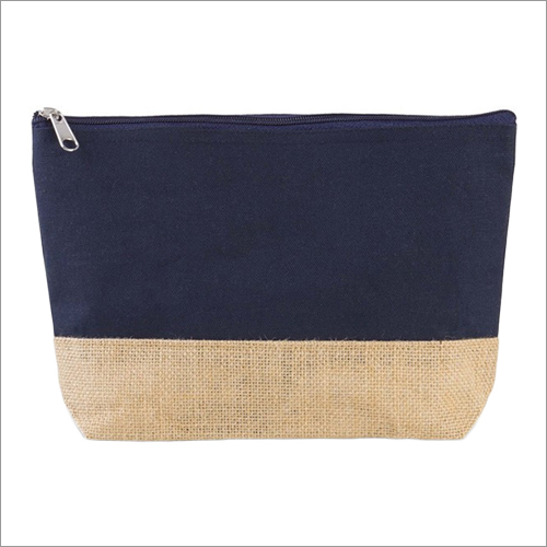 Ecofriendly Jute Organiser Zipper Pouch