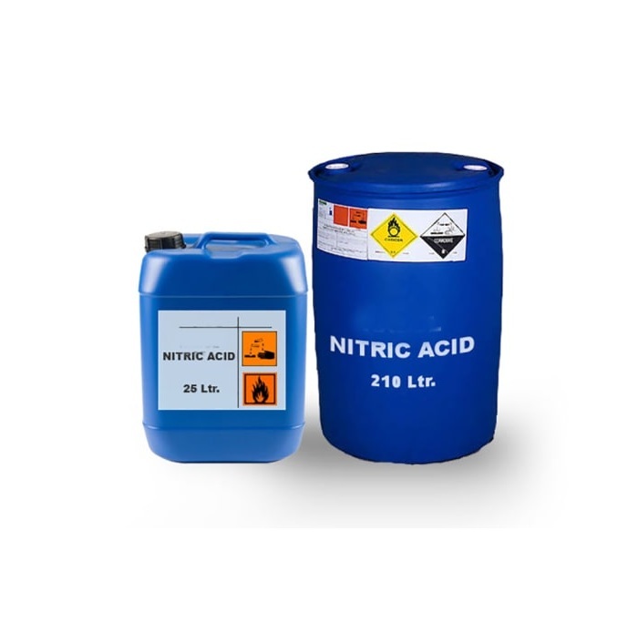 Hno3 Nitric Acid - 98% Liquid, Industrial Grade, Clear Color, 100% Pure Quality, Melting Point -42â°c, Molecular Formula Hn03