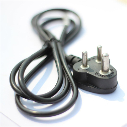 3 Pin Power Supply Cord - PVC Material | Durable and Reliable Electrical Connection
