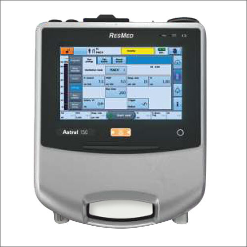 Non Invasive Life Support Ventilation - Stainless Steel, Large Lcd Screen With Multi-mode Ventilation And Automatic Calibration System