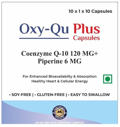 Qxy-qu Plus कैप्सूल हेल्थ सप्लीमेंट्स